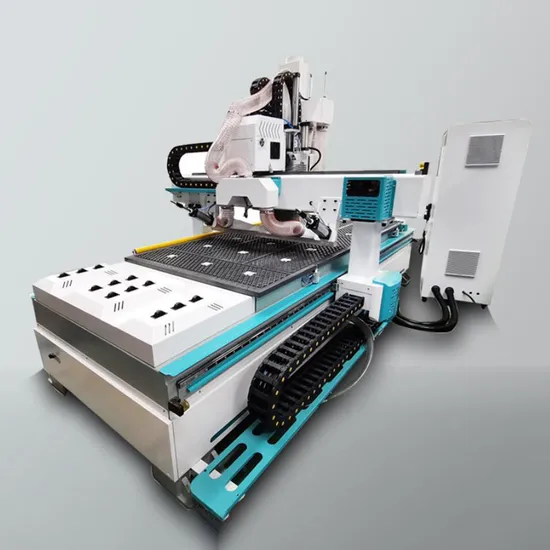 Automatic Tool Changing Wood Aluminum MDF Board CNC Router Engraving Machine