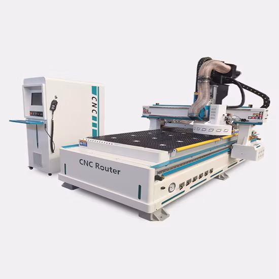Machine de gravure de routeur CNC de panneau MDF en aluminium de bois de changement d'outil automatique